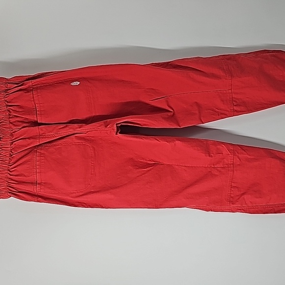 FP Movement Parachute Jogger High Rise Elastic Waist Ankle Zipper Multi-pocket - Picture 12 of 17